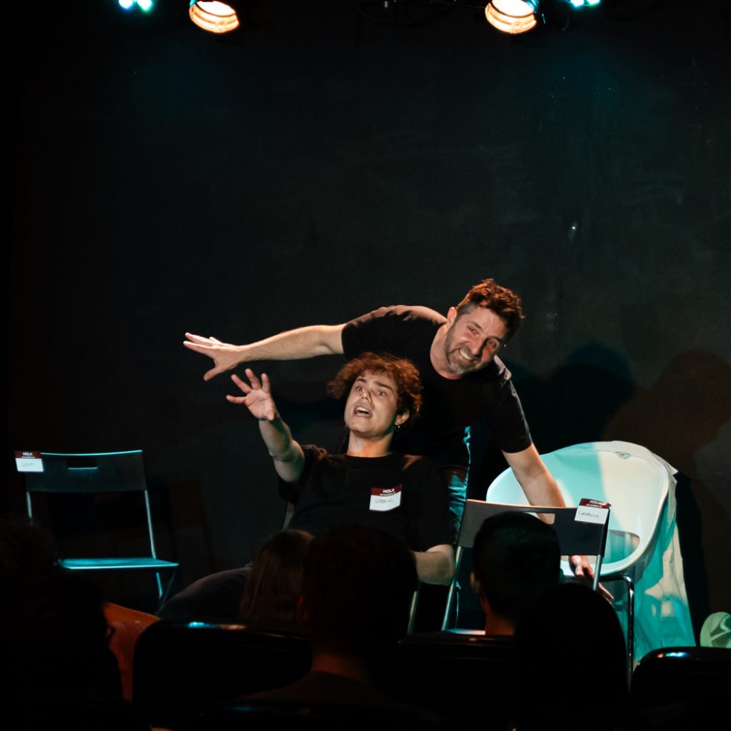 Escena de adicción al vacío